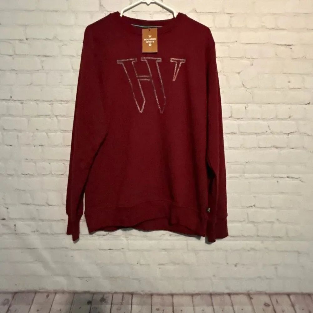 Houston White Graphic Sweatshirt – Size Medium (NWT) 🔴✨